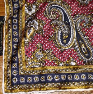 Ashear Hand Rolled Silk Paisley Scarf